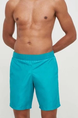 Moschino Underwear szorty kąpielowe kolor turkusowy 241V3A42489301