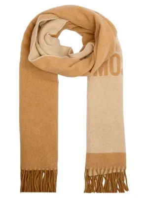 Moschino Wełniany szal