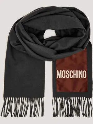 Moschino Wełniany szal