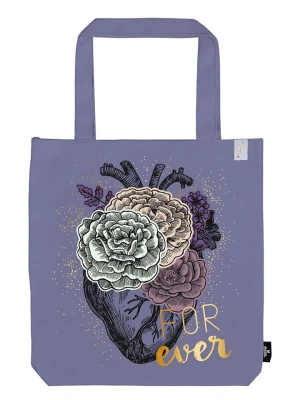 moses. Shopper bag "Forever" w kolorze niebieskim - 39 x 42 cm rozmiar: onesize