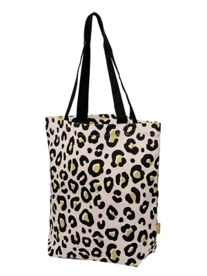 moses. Shopper bag "Leo" w kolorze beżowo-czarnym - 38 x 37 cm rozmiar: onesize