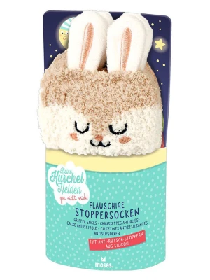 moses. Skarpety antypoślizgowe w kolorze beżowym rozmiar: onesize