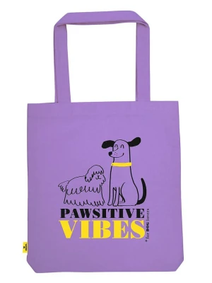 moses. Torba zakupowa ''Pawsitive Vibes'' w kolorze fioletowym - 42 x 39 cm rozmiar: onesize