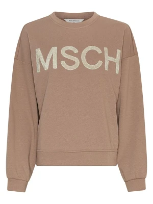 MOSS COPENHAGEN Bluza "Mela" w kolorze jasnobrązowym rozmiar: S / M