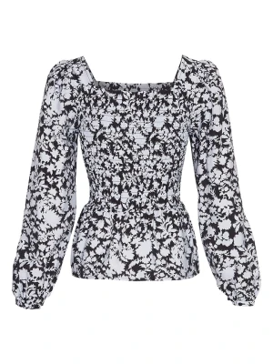 MOSS COPENHAGEN Bluzka "Della Ladonna" w kolorze czarno-białym rozmiar: S