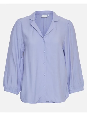 MOSS COPENHAGEN Bluzka "Galiena Morocco" w kolorze błękitnym rozmiar: L