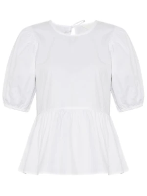 MOSS COPENHAGEN Bluzka "Kuana Petronia" w kolorze białym rozmiar: M