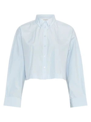 MOSS COPENHAGEN Bluzka "Liene" w kolorze błękitnym rozmiar: M/L