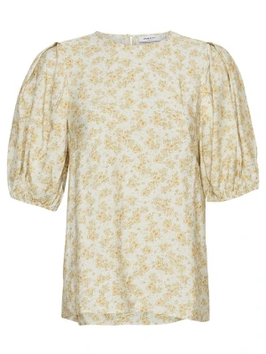 MOSS COPENHAGEN Bluzka "Marva Ladonna" w kolorze beżowo-żółtym rozmiar: XS