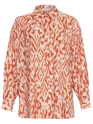 MOSS COPENHAGEN Bluzka "Orlena Ladonna" w kolorze różowo-czerwonym rozmiar: S