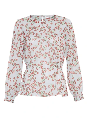 MOSS COPENHAGEN Bluzka "Satina" w kolorze błękitno-czerwonym rozmiar: XS