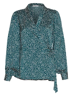 MOSS COPENHAGEN Bluzka "Sidera" w kolorze ciemnozielonym rozmiar: S