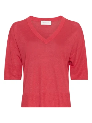 MOSS COPENHAGEN Bluzka w kolorze czerwonym rozmiar: XS/S