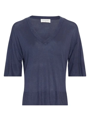 MOSS COPENHAGEN Bluzka w kolorze granatowym rozmiar: L/XL