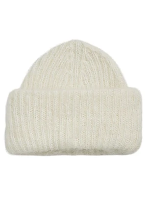 MOSS COPENHAGEN Czapka "Annalisa" w kolorze kremowym rozmiar: onesize