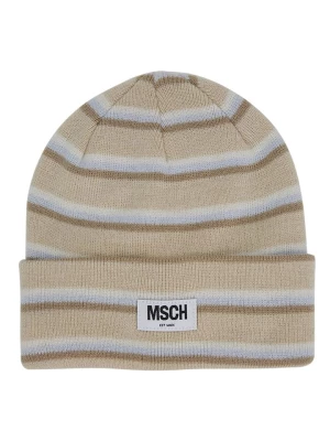 MOSS COPENHAGEN Czapka beanie "Mojo" w kolorze beżowym rozmiar: onesize