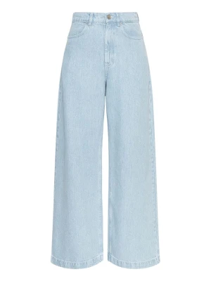 MOSS COPENHAGEN Dżinsy "Josephine Rue" - Comfort fit - w kolorze błękitnym rozmiar: L