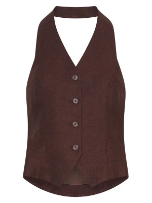 MOSS COPENHAGEN Kamizelka "Naira Claritta" w kolorze brązowym rozmiar: M