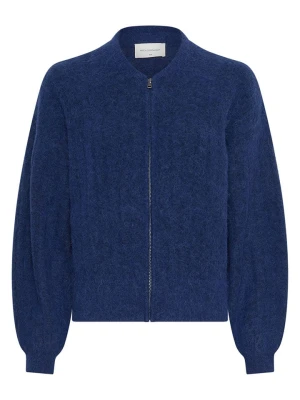 MOSS COPENHAGEN Kardigan "Nenaya" w kolorze niebieskim rozmiar: M / L