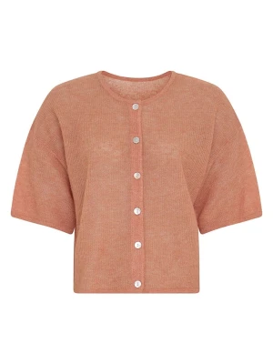 MOSS COPENHAGEN Kardigan w kolorze karmelowym rozmiar: L / XL