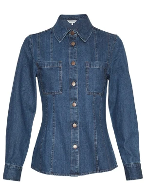 MOSS COPENHAGEN Koszula dżinsowa "Sophine Emma" w kolorze niebieskim rozmiar: L