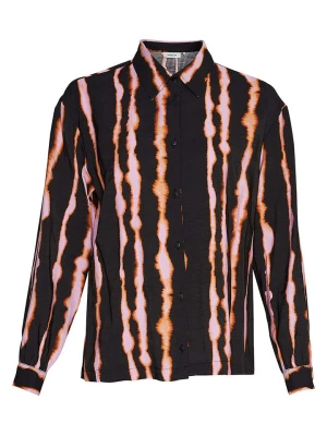 MOSS COPENHAGEN Koszula "Selfrida Dilvera" w kolorze czarno-jasnoróżowym rozmiar: XS/S