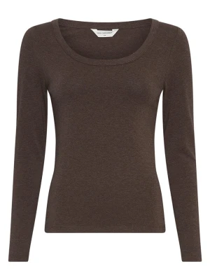 MOSS COPENHAGEN Koszulka "Kath" w kolorze brązowym rozmiar: L / XL