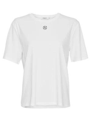 MOSS COPENHAGEN Koszulka "Melea Icon" w kolorze białym rozmiar: XS / S