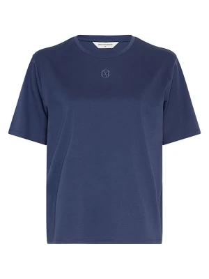 MOSS COPENHAGEN Koszulka "Melea Icon" w kolorze granatowym rozmiar: XS / S