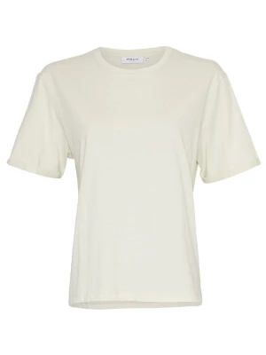 MOSS COPENHAGEN Koszulka "Terina" w kolorze kremowym rozmiar: M/L