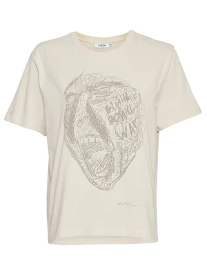 MOSS COPENHAGEN Koszulka "The War Logan" w kolorze kremowym rozmiar: S/M