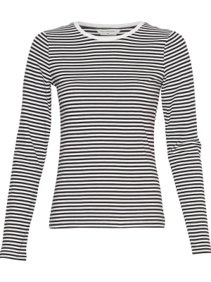 MOSS COPENHAGEN Koszulka w kolorze granatowo-białym rozmiar: L/XL