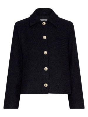 MOSS COPENHAGEN Kurtka koszulowa "Aiste Abriella" w kolorze czarnym rozmiar: M/L