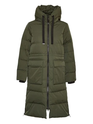 MOSS COPENHAGEN Płaszcz pikowany "Pavinaria" w kolorze khaki rozmiar: M/L