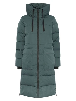 MOSS COPENHAGEN Płaszcz pikowany "Pavinaria" w kolorze morskim rozmiar: S/M