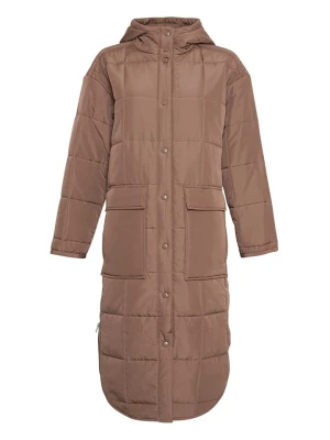 MOSS COPENHAGEN Płaszcz pikowany "Petulla Deya" w kolorze jasnobrązowym rozmiar: XS/S