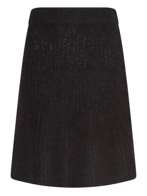 MOSS COPENHAGEN Spódnica dzianinowa "Annalisa" w kolorze czarnym rozmiar: S/M