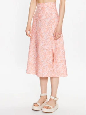 Moss Copenhagen Spódnica midi 17511 Różowy Basic Fit