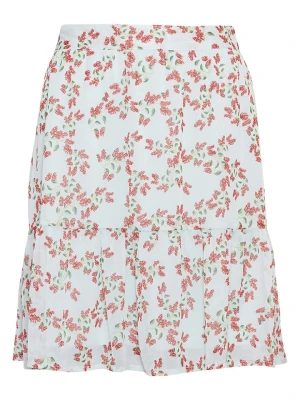 MOSS COPENHAGEN Spódnica "Satina" w kolorze błękitno-czerwonym rozmiar: M