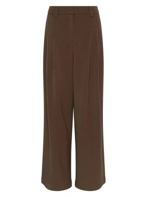 MOSS COPENHAGEN Spodnie "Henrika" w kolorze brązowym rozmiar: S