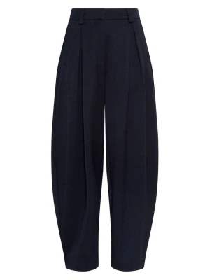 MOSS COPENHAGEN Spodnie "Mynthe" w kolorze granatowym rozmiar: L