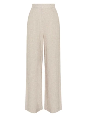 MOSS COPENHAGEN Spodnie w kolorze beżowym rozmiar: L