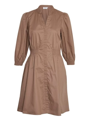 MOSS COPENHAGEN Sukienka "Chanet Petronia" w kolorze brązowym rozmiar: S