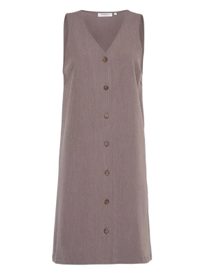 MOSS COPENHAGEN Sukienka "Dyanna" w kolorze jasnobrązowym rozmiar: M