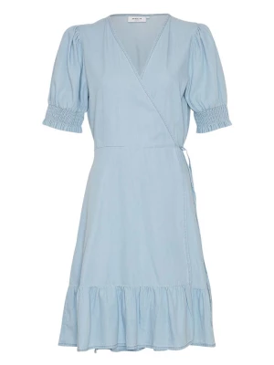MOSS COPENHAGEN Sukienka dżinsowa "Emery Lyanna" w kolorze błękitnym rozmiar: XL