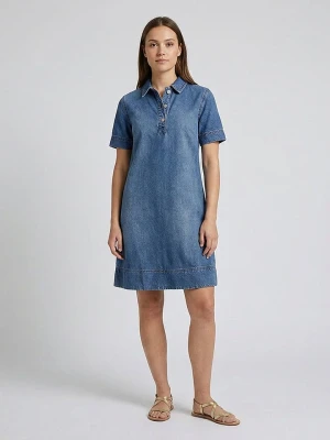 MOSS COPENHAGEN Sukienka dżinsowa "Turo" w kolorze niebieskim rozmiar: XS