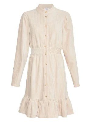 MOSS COPENHAGEN Sukienka "Floriana" w kolorze kremowym rozmiar: XS/S