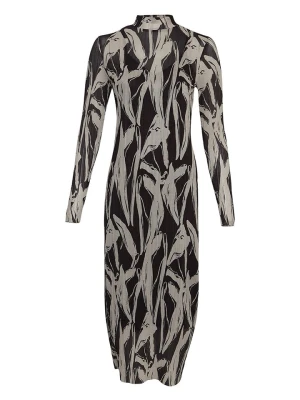 MOSS COPENHAGEN Sukienka "Janiella Illenora" w kolorze czarno-szarym rozmiar: M