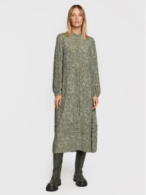 Moss Copenhagen Sukienka koszulowa Jenica 16941 Zielony Regular Fit