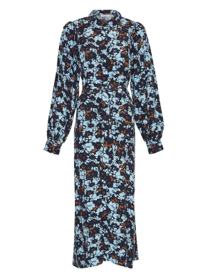 MOSS COPENHAGEN Sukienka "Marcia Morocco" w kolorze granatowym rozmiar: L